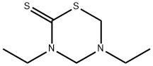 Tetrahydro-3,5-diethyl-2H-1,3,5-thiadiazine-2-thione 结构式