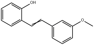 2-[2-(3-甲氧基苯)乙烯]苯酚 结构式