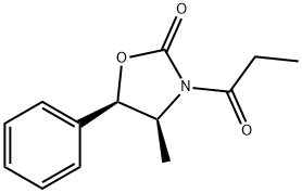 (4S,5R)-3-丙酰基-4-甲基-5-苯基-2-噁唑烷酮 结构式