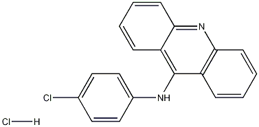 Acridine, 9-(p-chloroanilino)-, hydrochloride 结构式