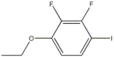 4-碘-2,3-二氟苯乙醚 结构式