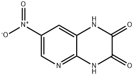 7-Nitro-1,4-dihydro-pyrido[2,3-b]pyrazine-2,3-dione 结构式
