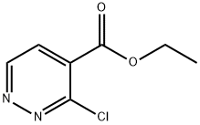 3-氯-4-哒嗪甲酸乙酯 结构式