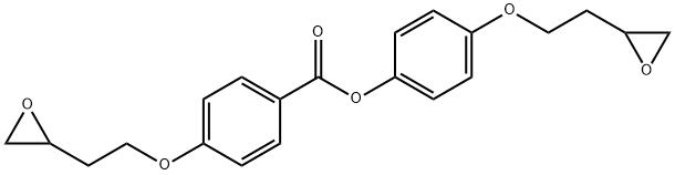 4-[2-(2-环氧乙基)乙氧基]苯甲酸 4-[2-(2-环氧乙基)乙氧基]苯酯 结构式