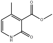 methyl 1,2-dihydro-4-methyl-2-oxopyridine-3-carboxylate 结构式