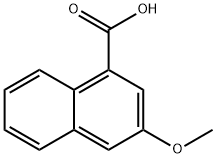 3-甲氧基-1-萘甲酸 结构式