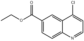 4-氯喹啉-6-羧酸乙酯 结构式