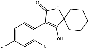 3-(2,4-二氯苯基)-4-羟基-1-氧杂螺[4.5]癸-3-烯-2-酮 结构式