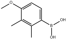 2,3-二甲基-4-甲氧基苯基硼酸 结构式