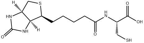 N-生物素基-L-半胱氨酸 结构式