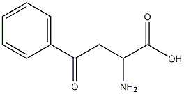 alpha-Amino-beta-benzoylpropionic acid 结构式