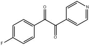 1-(4-氟苯基)-2-(4-吡啶基)-1,2-乙二酮 结构式
