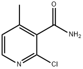 2-氯-4-甲基烟酰胺 结构式