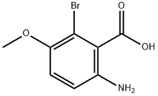 6-AMINO-2-BROMO-3-METHOXYBENZOIC ACID 结构式