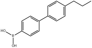 4-丙基联苯硼酸 结构式