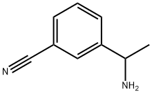 1-(3-氰基苯基)乙胺 结构式