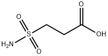 3-(氨基磺酰基)丙酸 结构式