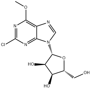 2-CHLORO-6-O-METHYL-INOSINE 结构式