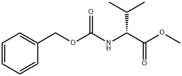 N-Benzyloxycarbonyl D-Valine Methyl Ester 结构式