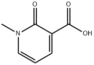2-氧代-1-甲基-烟酸 结构式