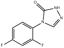 4-(2,4-二氟苯基)-2,4-二氢-3H-1,2,4-三唑-3-酮 结构式