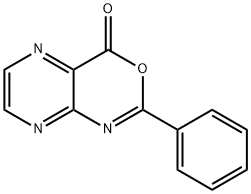 2-Phenyl-4H-pyrazino[2,3-d][1,3]oxazin-4-one 结构式