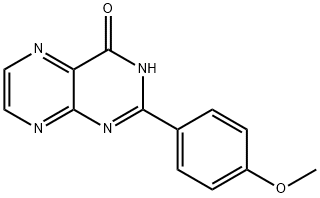 2-(4-Methoxyphenyl)-4(1H)-pteridinone 结构式