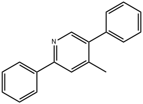 4-甲基-2,5-二苯基吡啶 结构式