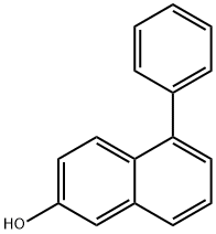 6-Hydroxy-1-phenylnaphthalene 结构式