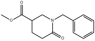 1-苄基-6-氧代哌啶-3-甲酸甲酯 结构式