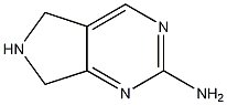 2-氨基-5,7-二氢吡咯并[3,4-D]嘧啶二盐酸盐 结构式
