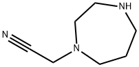 1-氰基甲基高哌嗪 结构式