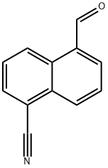 5-Formylnaphthalene-1-carbonitrile 结构式