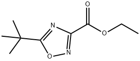 5-叔丁基-1,2,4-噁二唑-3-羧酸乙酯 结构式