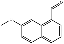 7-METHOXY-NAPHTHALENE-1-CARBALDEHYDE 结构式