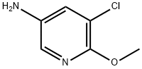 5-氯-6-甲氧基吡啶-3-胺 结构式