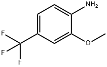 2-甲氧基-4-三氟甲基苯胺 结构式