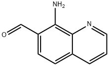 8-胺基-7-醛基喹啉 结构式