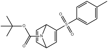 2-[(4-Methylphenyl)sulfonyl]-7-azabicyclo[2.2.1]hepta-2,5-diene-7-carboxylic acid tert-butyl ester 结构式