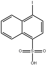 4-Iodonaphthalene-1-sulfonic acid 结构式