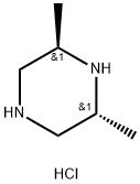 (2R,6R)-2,6-二甲基哌嗪二盐酸盐 结构式