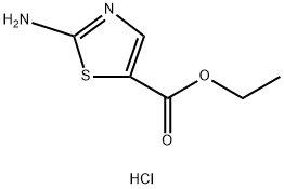 2-氨基噻唑-5-羧酸乙酯盐酸盐 结构式