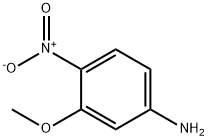 3-甲氧基-4-硝基苯胺 结构式