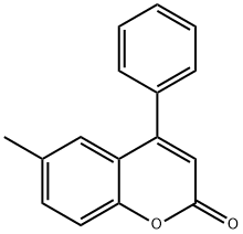 6-Methyl-4-phenylcoumarin 结构式