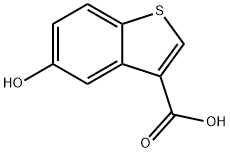 5-羟基苯并[B]噻吩-3-甲酸 结构式