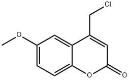 4-(氯甲基)-6-甲氧基-香豆素 结构式