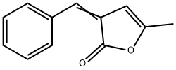 5-甲基-3-(苯基亚甲基)-2(3H)-呋喃酮 结构式