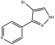 4-(4-溴-1H-吡唑-3-基)吡啶 结构式