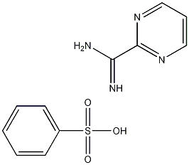 2-嘧啶羧酰胺苯磺酸盐 结构式