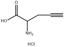 DL-炔丙基甘氨酸 结构式